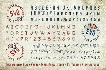 Buckwheat Opentype SVG Fonts