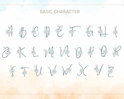 Mellysia Monogram font