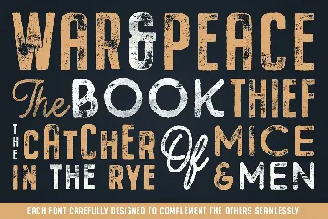 Buckwheat Vintage Font Collection