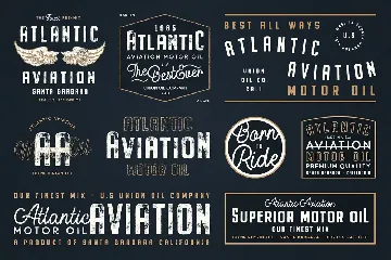 Buckwheat Vintage Font Collection