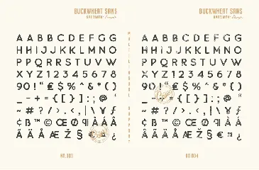 Buckwheat Vintage Font Collection