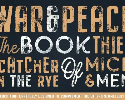 Buckwheat Vintage Font Collection