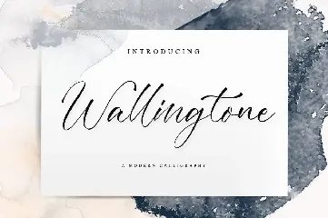 Wallingtone - Signature Font