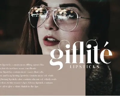 Glitten - Ligature Serif Font