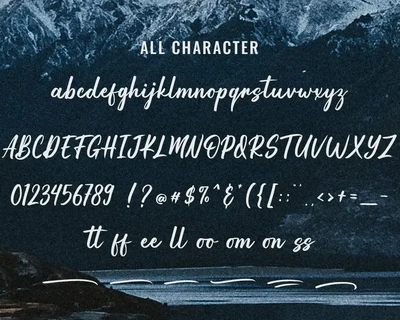 The Alaska - Modern Calligraphy font