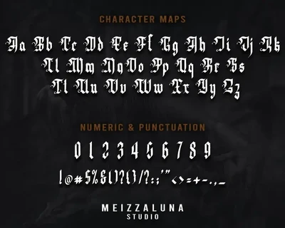 Black Jack - Blackletter font