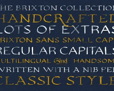 Brixton Hand Family font