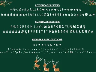 Santa's Reindeer font
