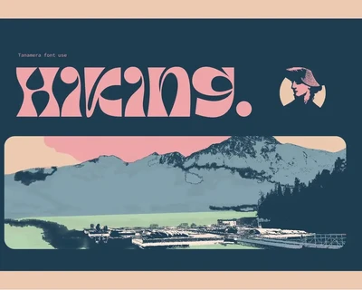 TANAMERA | Psychedelic Font