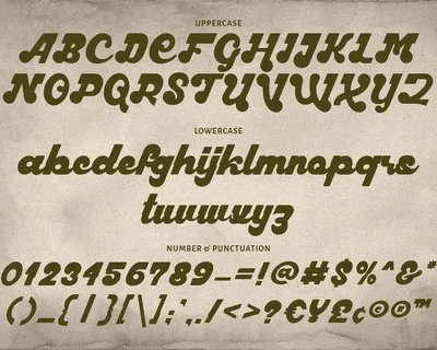Harllem Display Vintage font