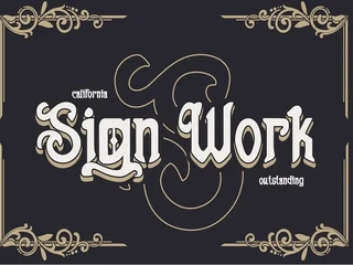 Sundarta | Vintage Typeface font