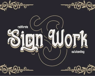 Sundarta | Vintage Typeface font