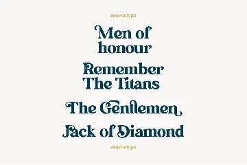 Gentlemen Revival font