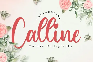 Calline - Wedding Font