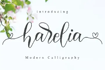 Harelia - Lovely Script Font