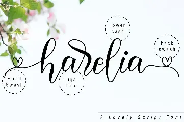 Harelia - Lovely Script Font