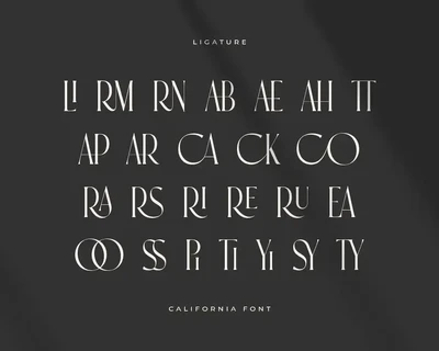 California - Stylish Fashion Font