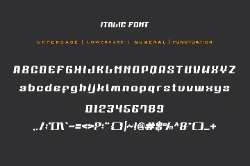 Sportnex Athletic font