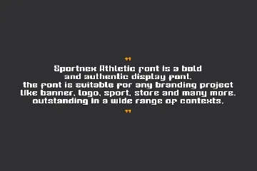 Sportnex Athletic font