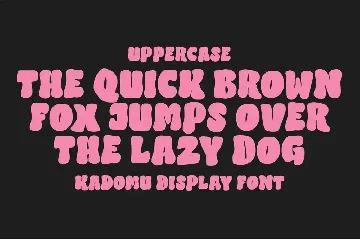 Kadomu - Cute Display Font