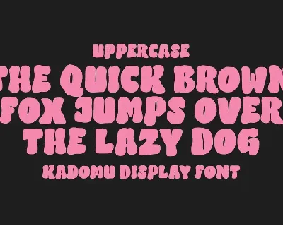 Kadomu - Cute Display Font