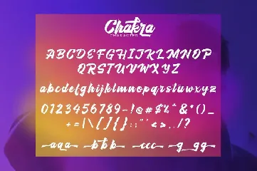 Cakra Script font