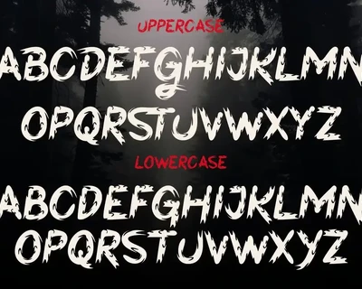 Endless Silence - Modern Scary Font
