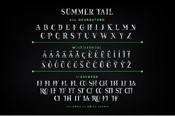 Summer Tail font