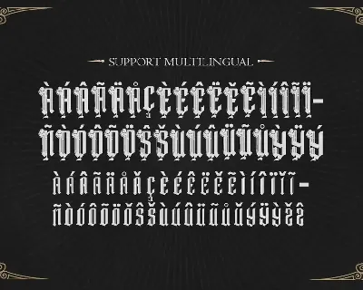 Dark Magic â€“ Blackletter Typeface font