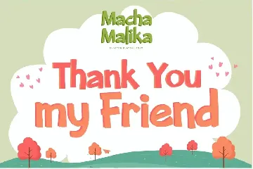 Macha Malika - Enjoyed Playful Display Font