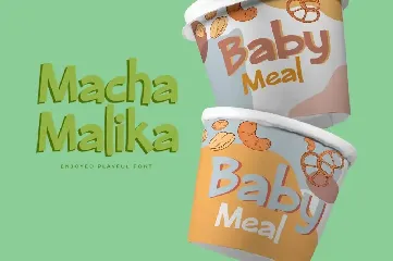 Macha Malika - Enjoyed Playful Display Font