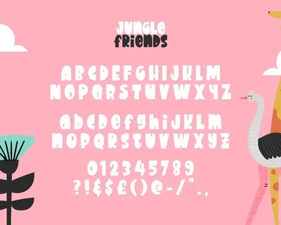 Jungle Friends Font