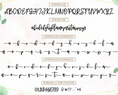 Melankolis - Modern Script Font