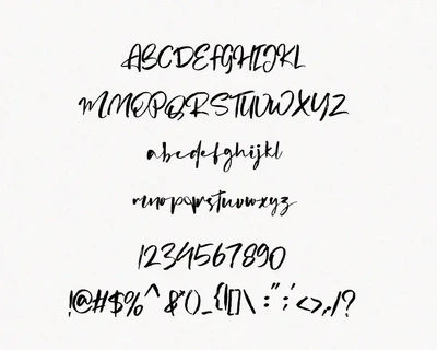 Aliters | Handbrush Font
