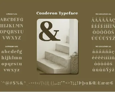 Conderon font