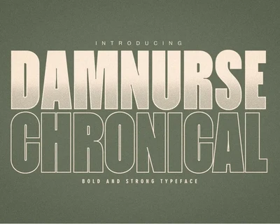 DAMNURSE CHRONICAL font