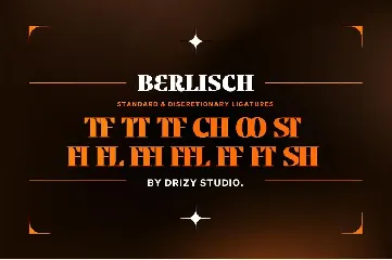 Berlisch font