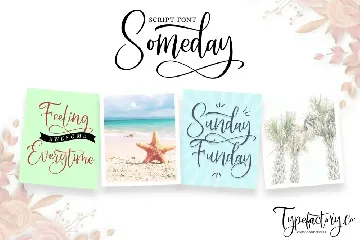 Someday â€“ Handwriting Script Font