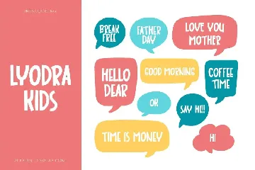 Lydora Kids QR font