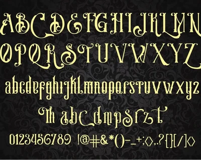 Esentrik font