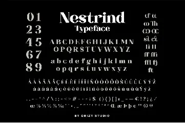 Nestrind font