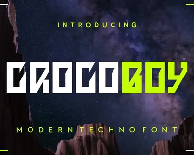 Crocoboy font