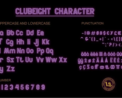Clubeight font