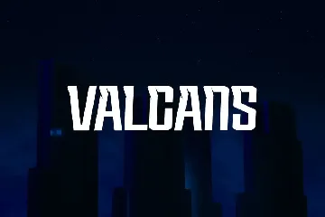 Valcans font