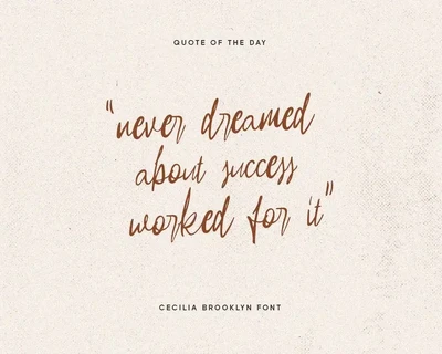 Cecilia Brooklyn font