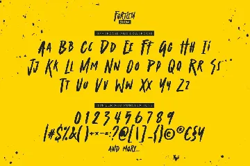 Fortieth - Brush Font