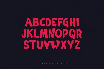 Warden Regular font