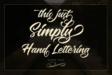 The Speciment â€“ Handlettering Script Font