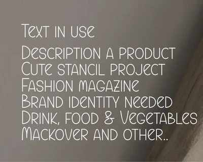 Drunken Stencilliya font
