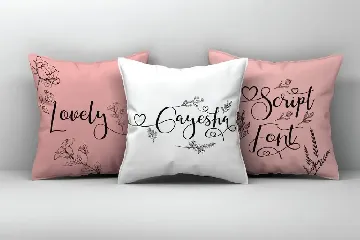 Gayesha - Lovely Script font